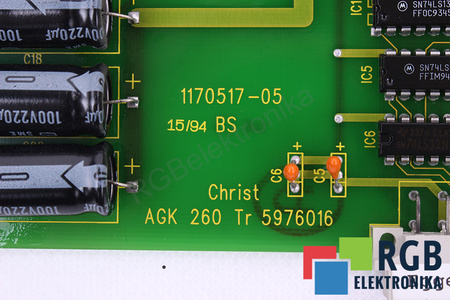 A260TR CHRIST ELEKTRONIK AGK 260 TR 5976016 60VDC