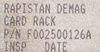 F002500126A MATRIX CORPORATION RACK