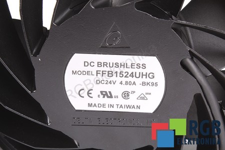 FFB1524UHG-BK95 DELTA ELECTRONICS 172X150X51MM, 24V, 4.8A VENTILATEUR