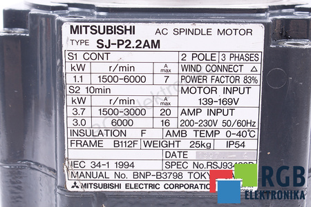 SJ-P2.2AM MITSUBISHI ELECTRIC STATOR