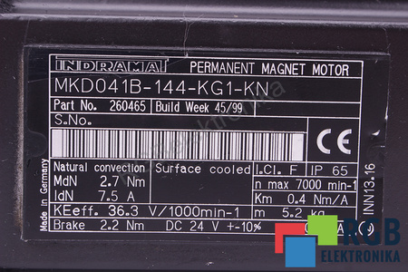MKD041B-144-KG1-KN INDRAMAT R911260465
