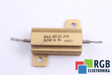 RÉSISTANCE RH-25 DALE 8.06 KOHM 8.06KOHM, 25W