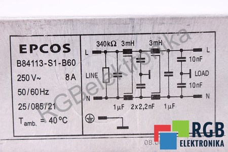 B84113-S1-B60 EPCOS FILTRE