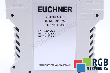 CIA3PL1G08 EUCHNER 091875 RELAIS DE SURVEILLANCE