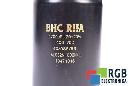 CONDENSATEUR ALS32N1002N4L RIFA 4700UF, 400V