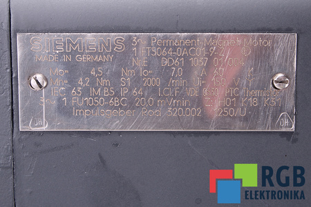 1FT5064-0AC01-9-Z SIEMENS SIMOTICS S 1FT5