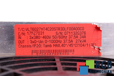 VLT6027HT4C20STR3DLF00A00C0 DANFOSS 175Z7031