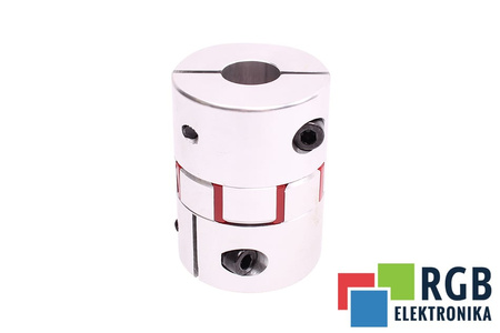 YH10-65-24-24-90 D=65MM D1/D2=24/24MM L=90MM ALUMINIUM ACCOUPLEMENT ÉLASTIQUE A MÂCHOIRES