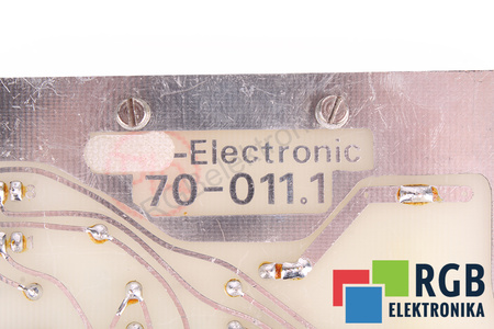 70-011.1 ELEKTRONIK POUR PIÈCES