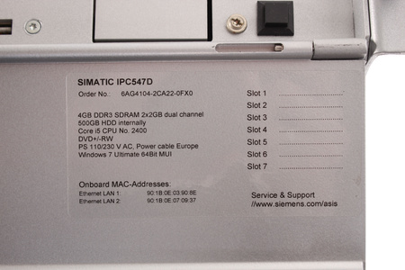 6AG4104-2CA22-0FX0 SIEMENS SIMATIC RACK PC IPC547D