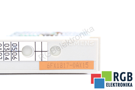 6FX1817-0AX15 SIEMENS SINUMERIK 3