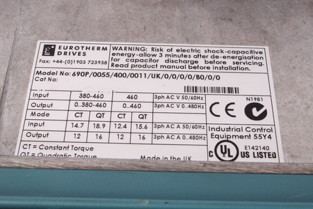 690P/0055/400/0011/UK/0/0/0/0/B0/0/0 EUROTHERM