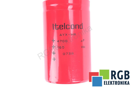 CONDENSATEUR AYX-HR ITELCOND 4700UF, 160V