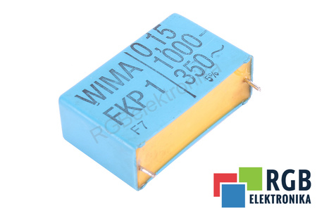 CONDENSATEUR 0.15UF FKP1 WIMA 1000VDC, 350VAC
