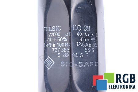 CONDENSATEUR 22000UF 40VCC SIC-SAFCO