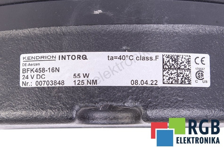 BFK458-16N KENDRION 24VDC FREIN