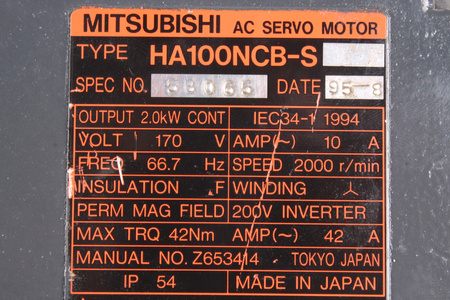 HA100NCB-S MITSUBISHI ELECTRIC PALIER ARRIERE