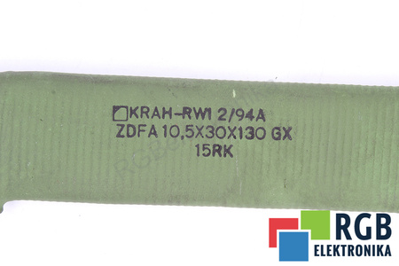 RÉSISTANCE ZDFA KRAH-RWI 10.5X30X130GX 15OHM