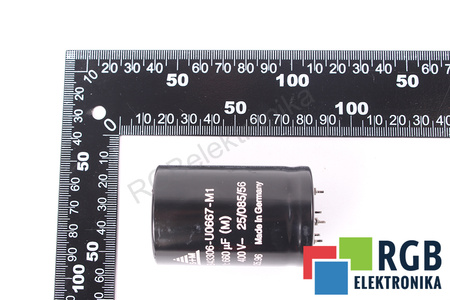 CONDENSATEUR B43306-U0667-M1 S+M 25/085/56 660UF, 400VDC