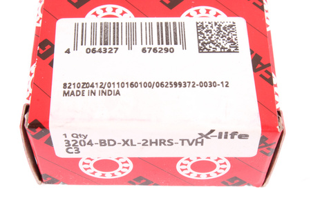 3204-BD-XL-2HRS-TVH-C3 FAG 20X47X20.6 12100RPM, 20.6KN, 12.1KN ROULEMENT