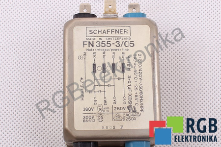 FN355-3/05 SCHAFFNER FILTRE