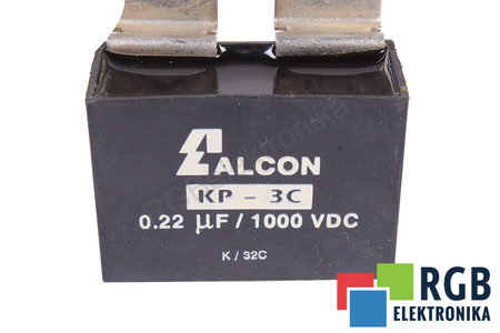 CONDENSATEUR KP-3C ALCON 0.22UF, 1000V