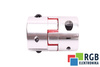 YH10-65-35-35-90 D=65MM D1=D2=35MM L=90MM ALUMINIUM ACCOUPLEMENT ÉLASTIQUE A MÂCHOIRES