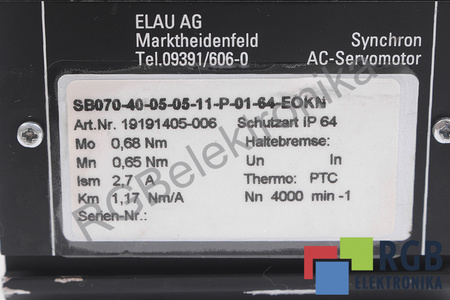 SB070-40-05-05-11-P-01-64-EOKN ELAU RÉSOLVEUR