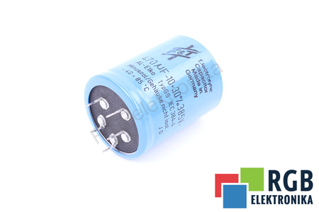 CONDENSATEUR 470UF 385VDC F&T