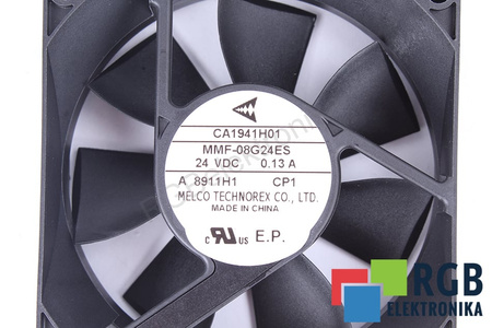 MMF-08G24ES MELCO TECHNOREX 80X80X25MM 24V, 0.13A VENTILATEUR