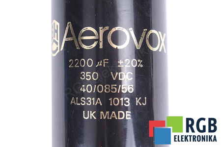 CONDENSATEUR ALS31A1013KJ AEROVOX 220UF, 350V