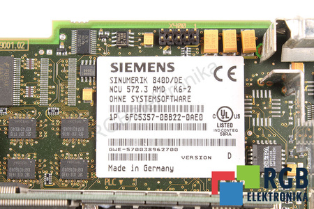 6FC5357-0BB22-0AE0 SIEMENS SINUMERIK 840D/840DE NCU 572.3 VERSION D