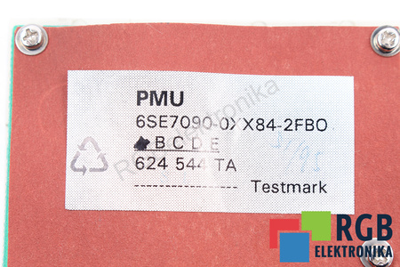 6SE7090-0XX84-2FB0 SIEMENS SIMOVERT MASTERDRIVES PANNEAU DE CONTRÔLE ET DE COMMANDE