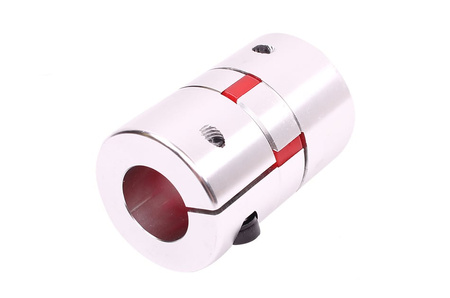 YH10-46-24-24-70 D=46MM D1=D2=24MM L=70MM ALUMINIUM ACCOUPLEMENT ÉLASTIQUE A MÂCHOIRES