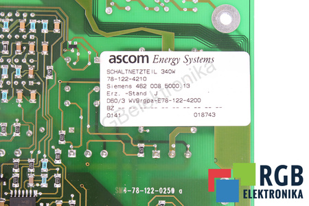78-122-4210 ASCOM POUR PIÈCES