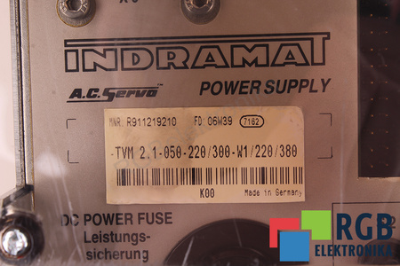 TVM2.1-050-220/300-W1/220/380 INDRAMAT POWER SUPPLY R911219210