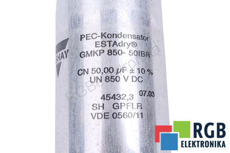 CONDENSATEUR GMKP850-50IBR VISHAY 50UF, 850V