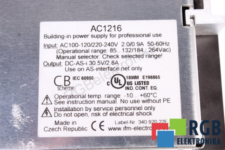 AC1216 IFM