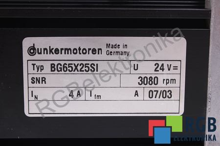 BG65X25SI DUNKERMOTOREN