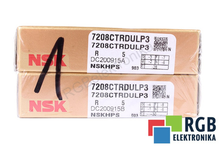 7208CTRDULP3 NSK 40X18X80MM ROULEMENT A BILLES A CONTACT OBLIQUE