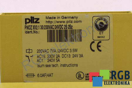 PNOZXV2.1 PILZ 774516 RELAIS DE SÉCURITÉ