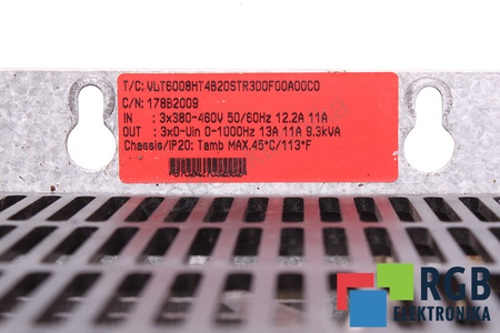 VLT6008HT4B20STR3D0F00A00C0 DANFOSS VLT6000 HVAC