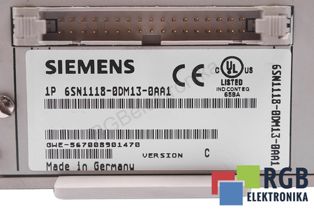 6SN1118-0DM13-0AA1 SIEMENS VERSION C SIMODRIVE 611-D