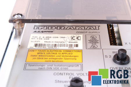 TVM2.4-050-220/300-W1/115/220 INDRAMAT R911251873 POWER SUPPLY