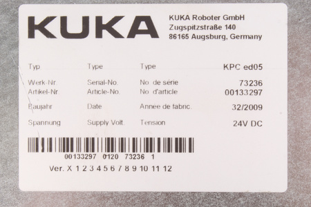 KPCED05 KUKA 00-133-297