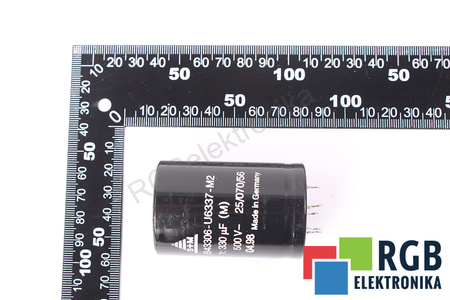 CONDENSATEUR B43306-U6337-M2 S+M 25/070/56 330UF, 500VDC