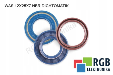 12X25X7 DICHTOMATIK WAS NBR JOINT SPI