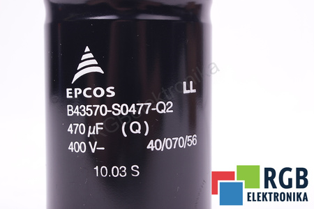 CONDENSATEUR B43570-S0477-Q2 EPCOS 470UF, 400VDC