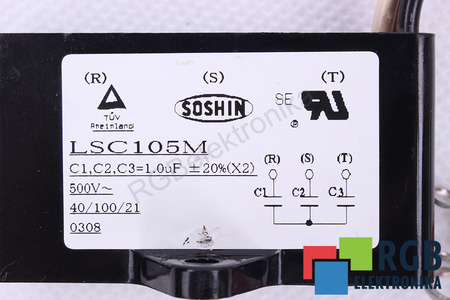 CONDENSATEUR LSC105M SOSHIN 3X1UF