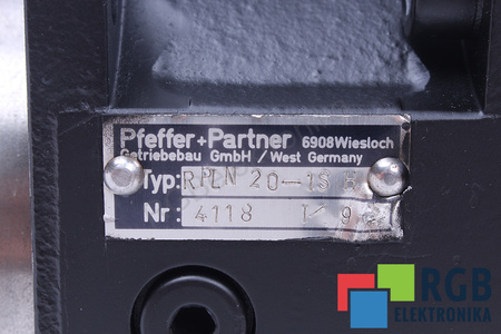 RPLN20-1SH PFEFFER&PARTNER I=9 RÉDUCTEUR
